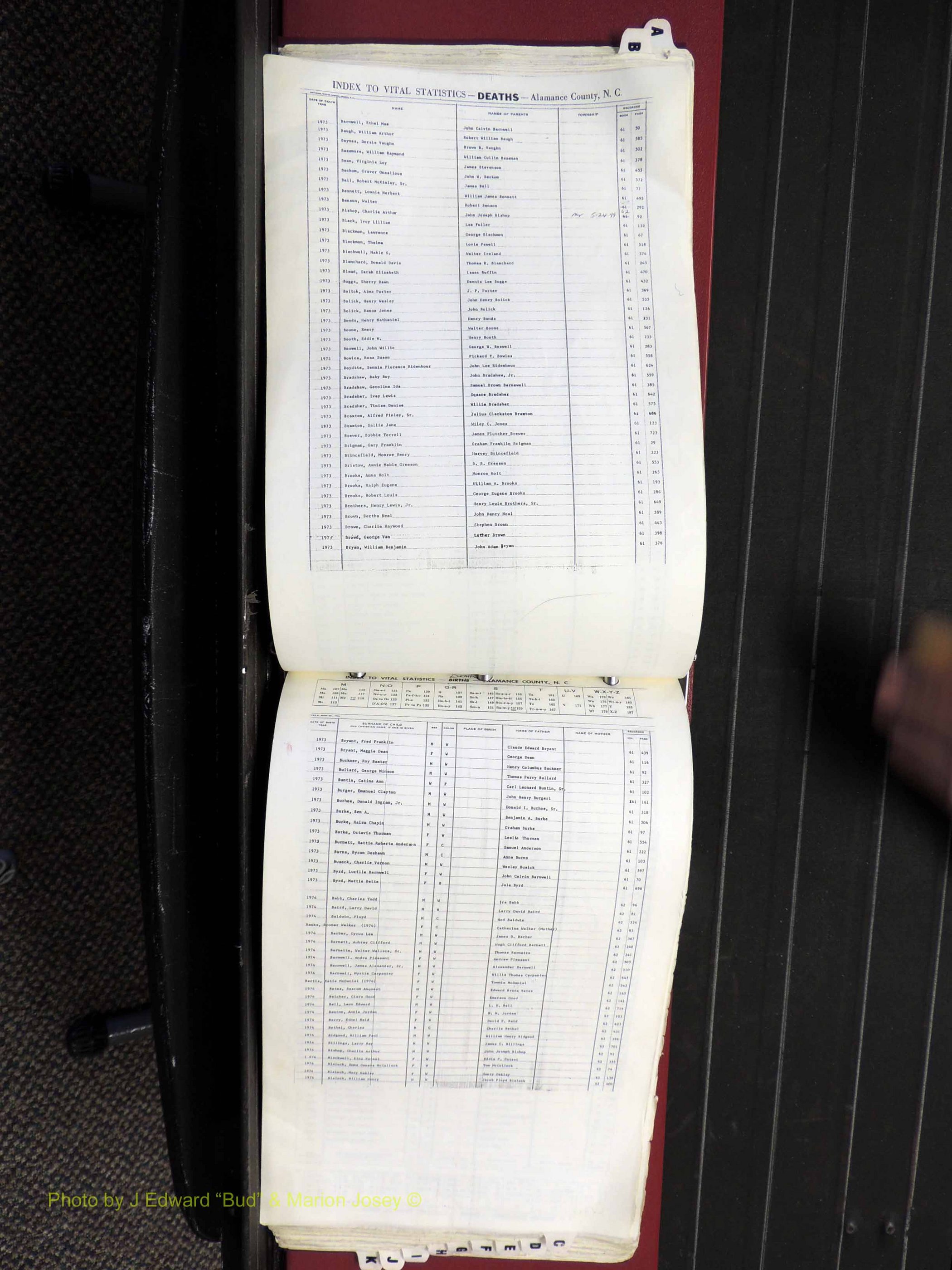 Alamance Co, NC, Deaths, A-K, 1913-1983 (156).JPG