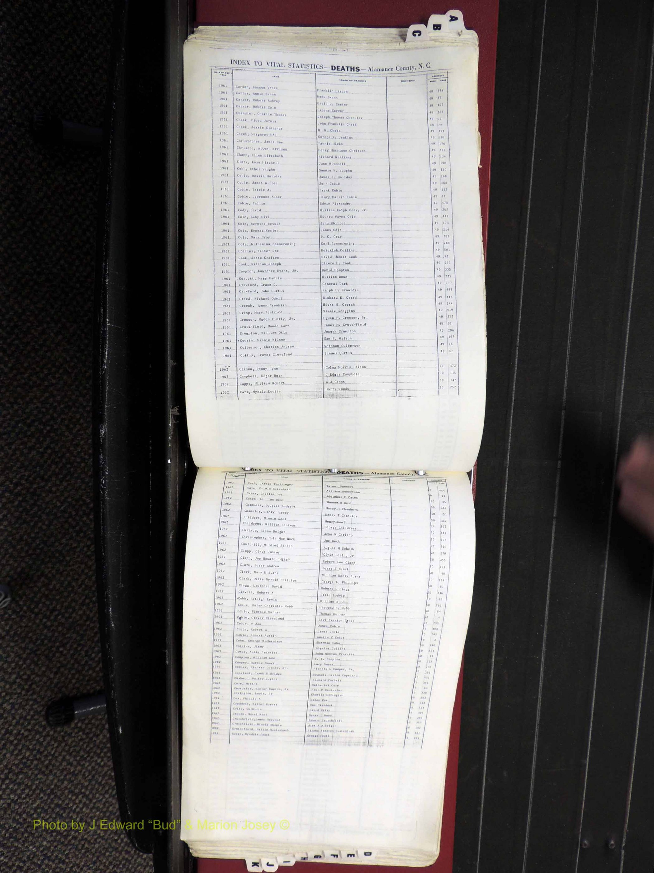 Alamance Co, NC, Deaths, A-K, 1913-1983 (190).JPG