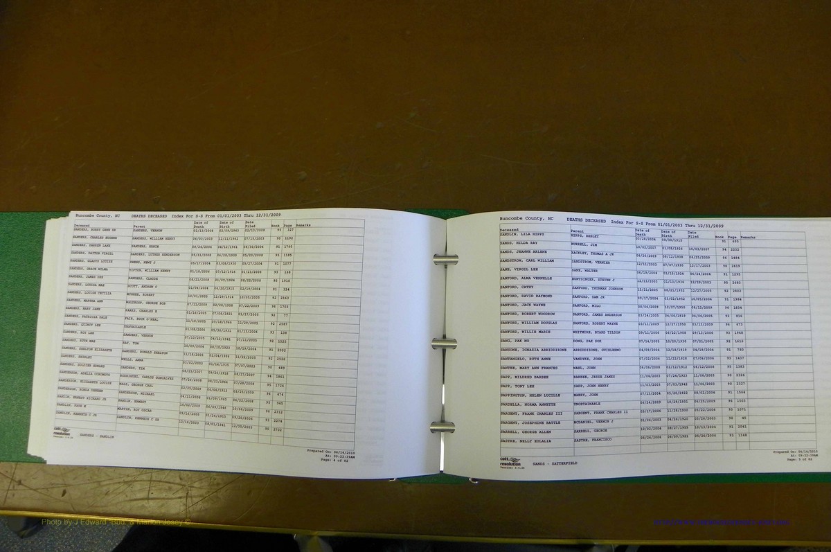 Bun. Co, NC, Deaths 2003 - 2009, L - Z (128).JPG