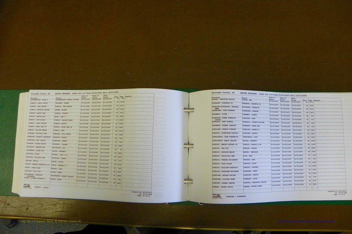 Bun. Co, NC, Deaths 2003 - 2009, L - Z (131).JPG