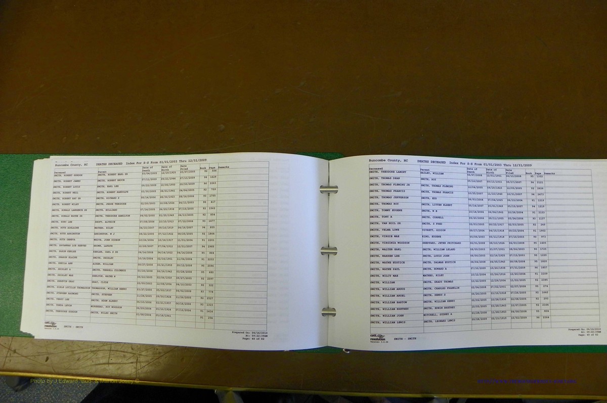 Bun. Co, NC, Deaths 2003 - 2009, L - Z (150).JPG