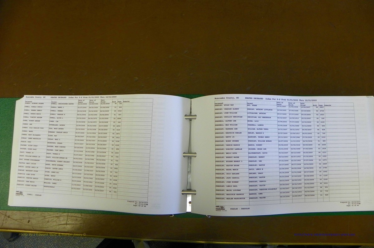 Bun. Co, NC, Deaths 2003 - 2009, L - Z (91).JPG