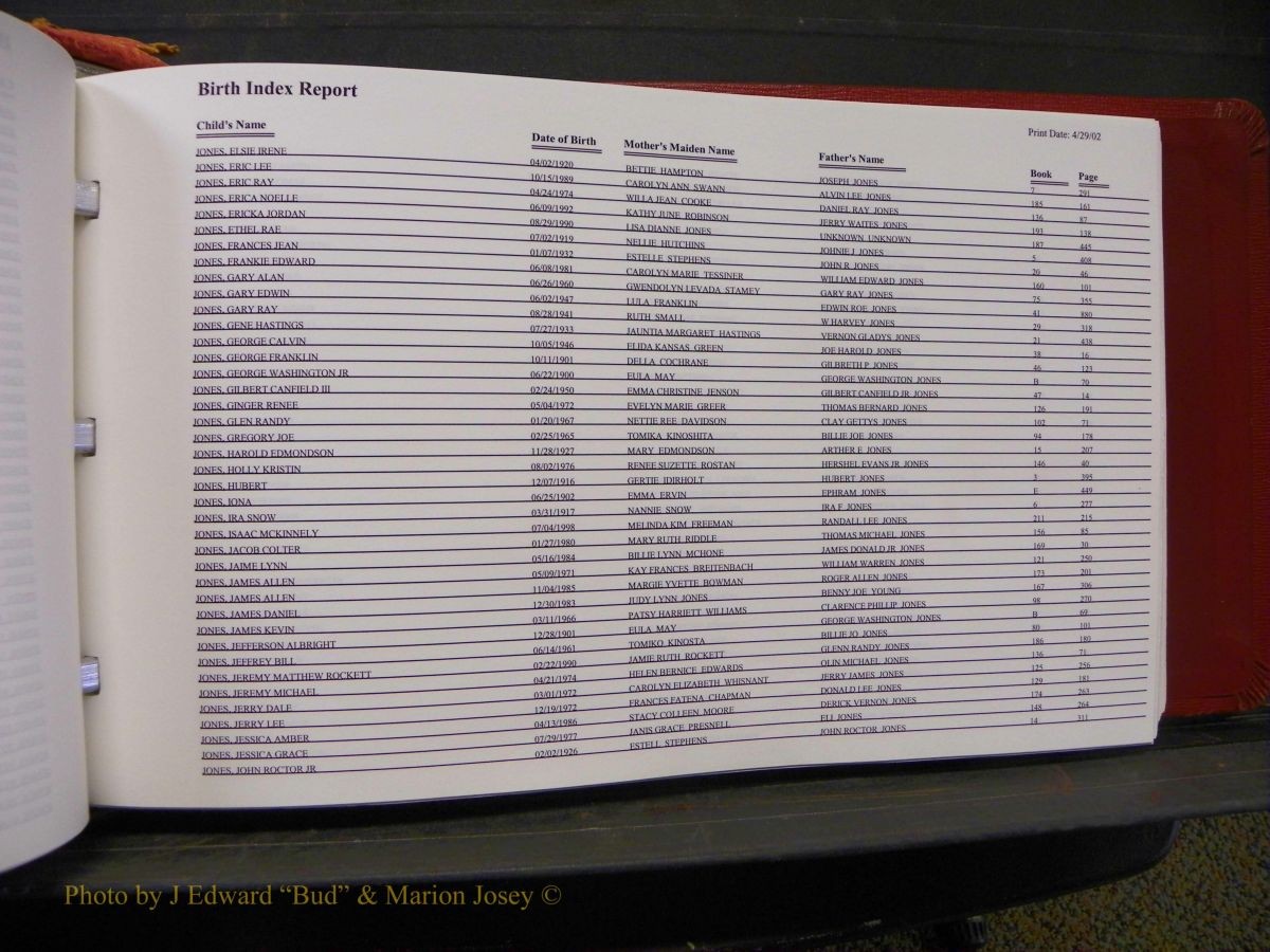Burke Births, 1913-2001, A-L 1321.JPG