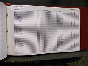 Burke Births, 1913-2001, A-L 1367.JPG