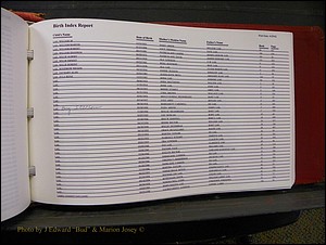 Burke Births, 1913-2001, A-L 1403.JPG