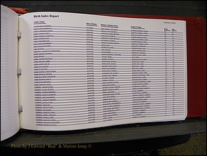 Burke Births, 1913-2001, A-L 1404.JPG