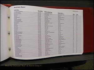 Burke Births, 1913-2001, A-L 1436.JPG