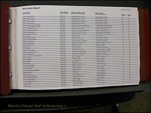 Burke Births, 1913-2001, M-Z 765.JPG