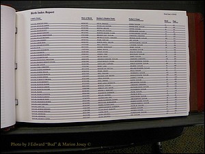 Burke Births, 1913-2001, M-Z 778.JPG