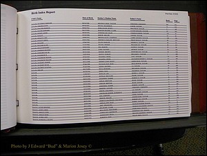 Burke Births, 1913-2001, M-Z 784.JPG