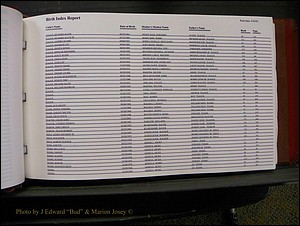 Burke Births, 1913-2001, M-Z 787.JPG