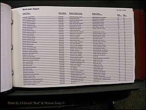 Burke Births, 1913-2001, M-Z 791.JPG