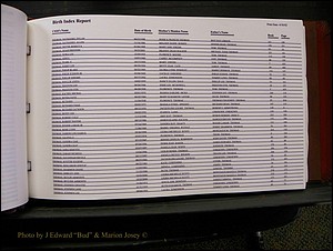 Burke Births, 1913-2001, M-Z 797.JPG