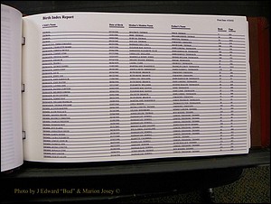 Burke Births, 1913-2001, M-Z 799.JPG