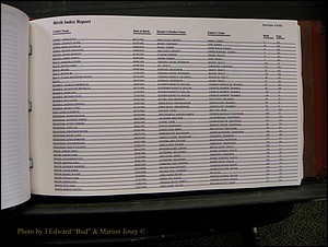 Burke Births, 1913-2001, M-Z 818.JPG