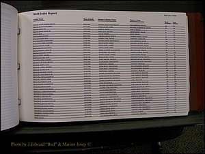 Burke Births, 1913-2001, M-Z 820.JPG