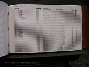 Burke Births, 1913-2001, M-Z 823.JPG