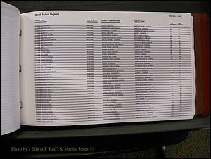 Burke Births, 1913-2001, M-Z 832.JPG