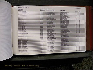 Burke Births, 1913-2001, M-Z 933.JPG
