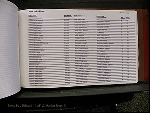 Burke Births, 1913-2001, M-Z 939.JPG