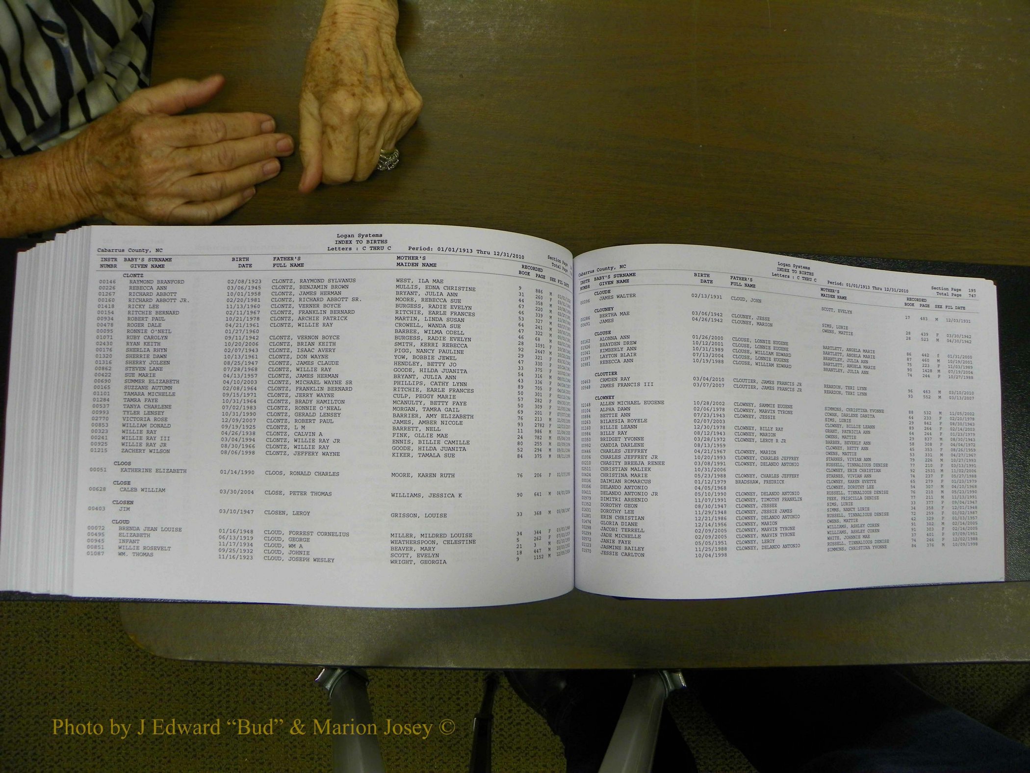 Cabarrus Delayed Births, A-Z, (538).JPG