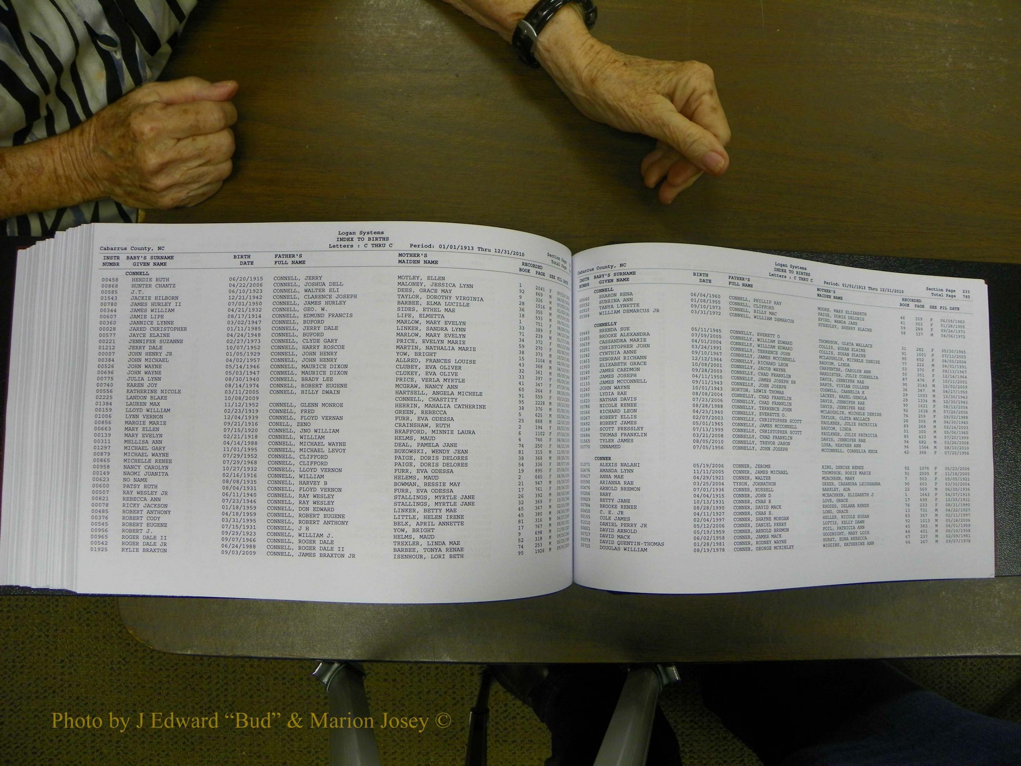 Cabarrus Delayed Births, A-Z, (557).JPG