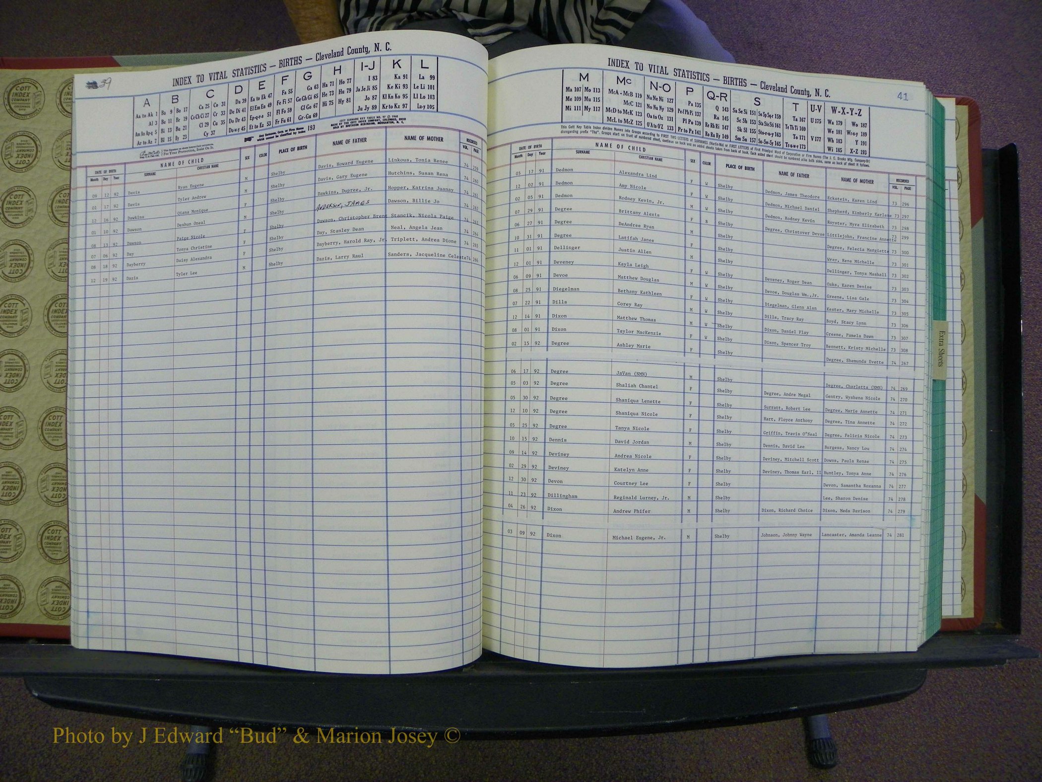 Cleveland Births, 1991-1992, + Delayed Book 2 021.JPG