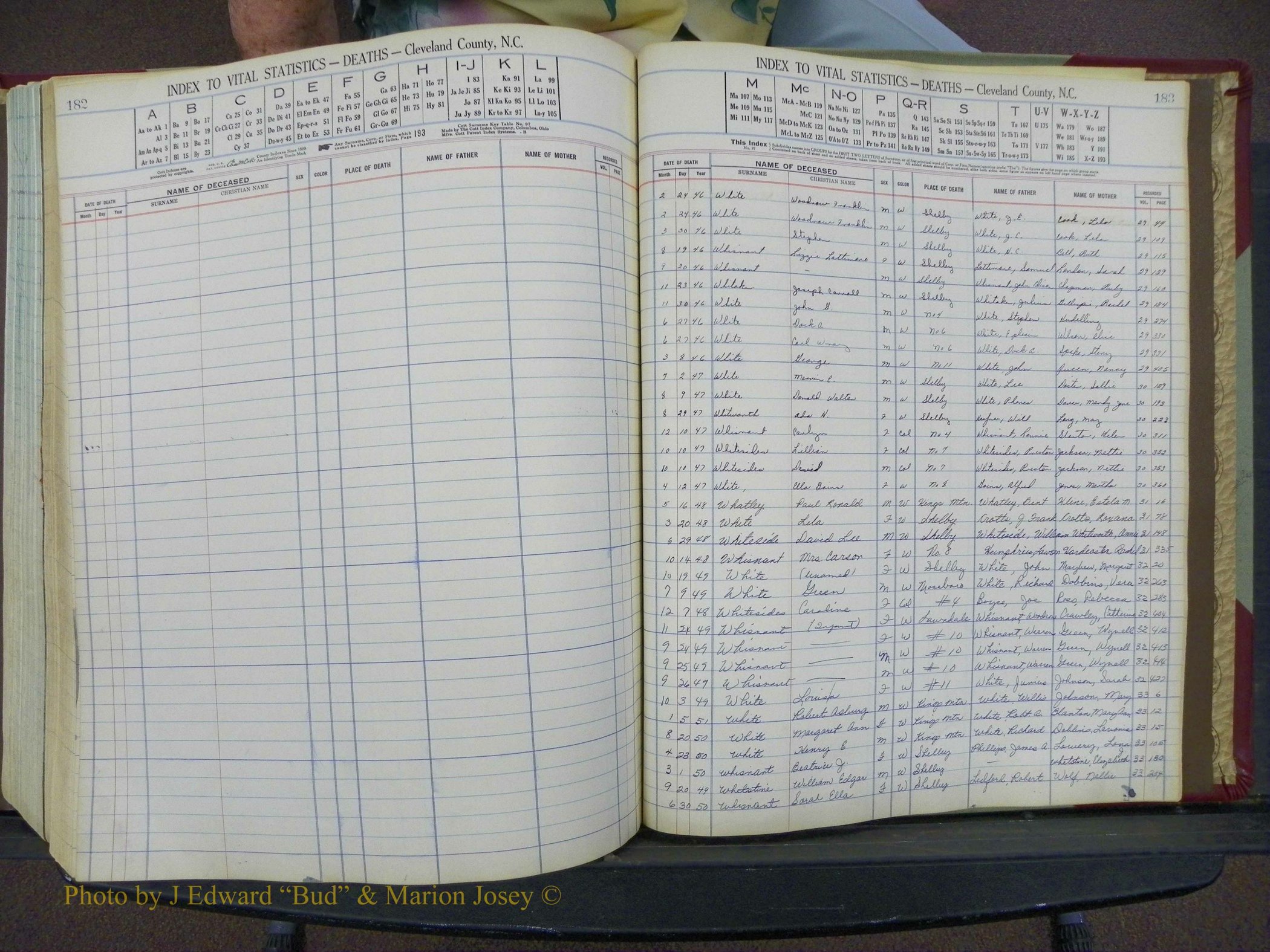 Cleveland Co, NC Deaths, A-Z, 1946-1950 (89).JPG