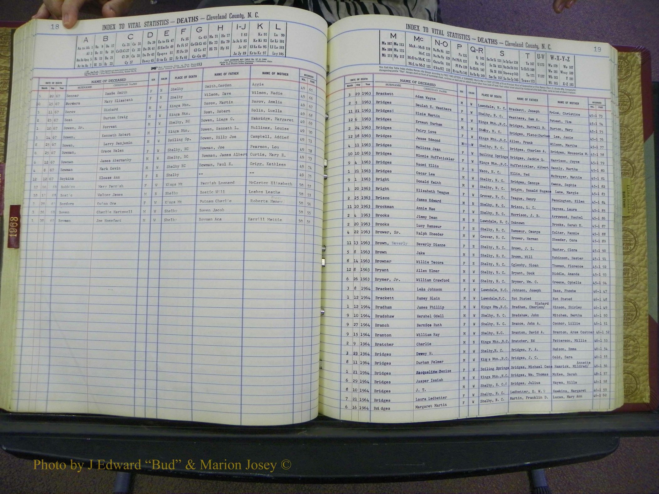 Cleveland Co, NC Deaths, A-Z, 1957-1968 (115).JPG
