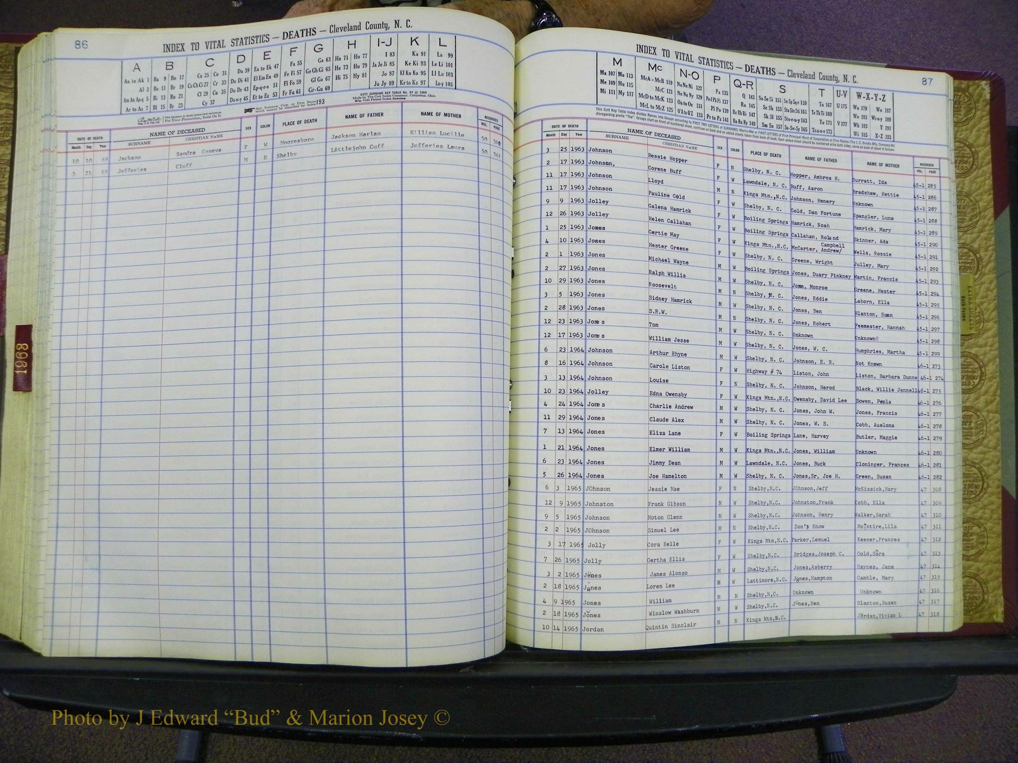 Cleveland Co, NC Deaths, A-Z, 1957-1968 (157).JPG