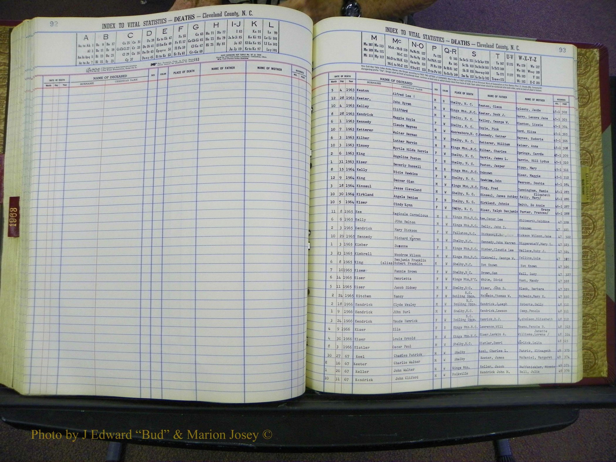 Cleveland Co, NC Deaths, A-Z, 1957-1968 (159).JPG