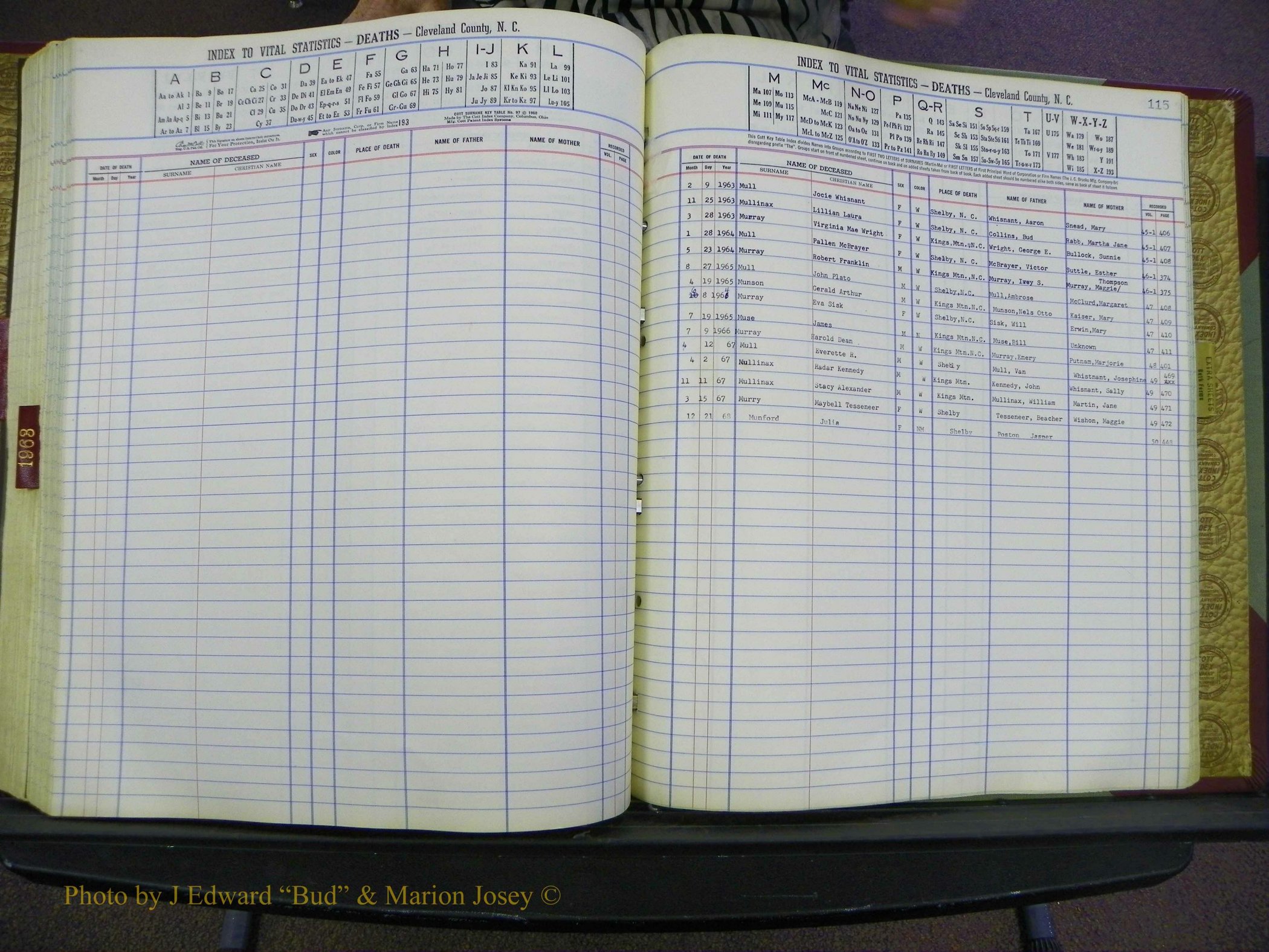 Cleveland Co, NC Deaths, A-Z, 1957-1968 (171).JPG