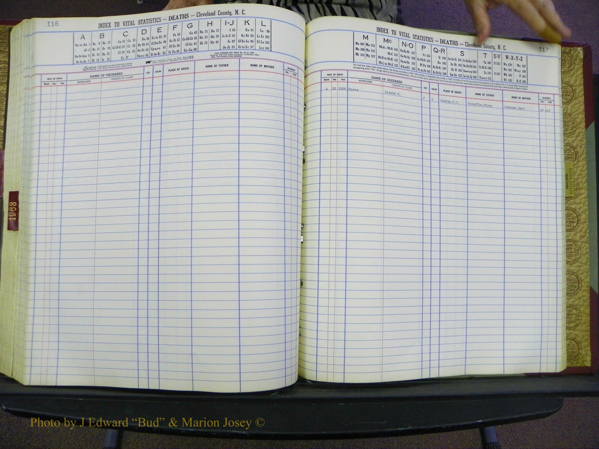 Cleveland Co, NC Deaths, A-Z, 1957-1968 (172).JPG