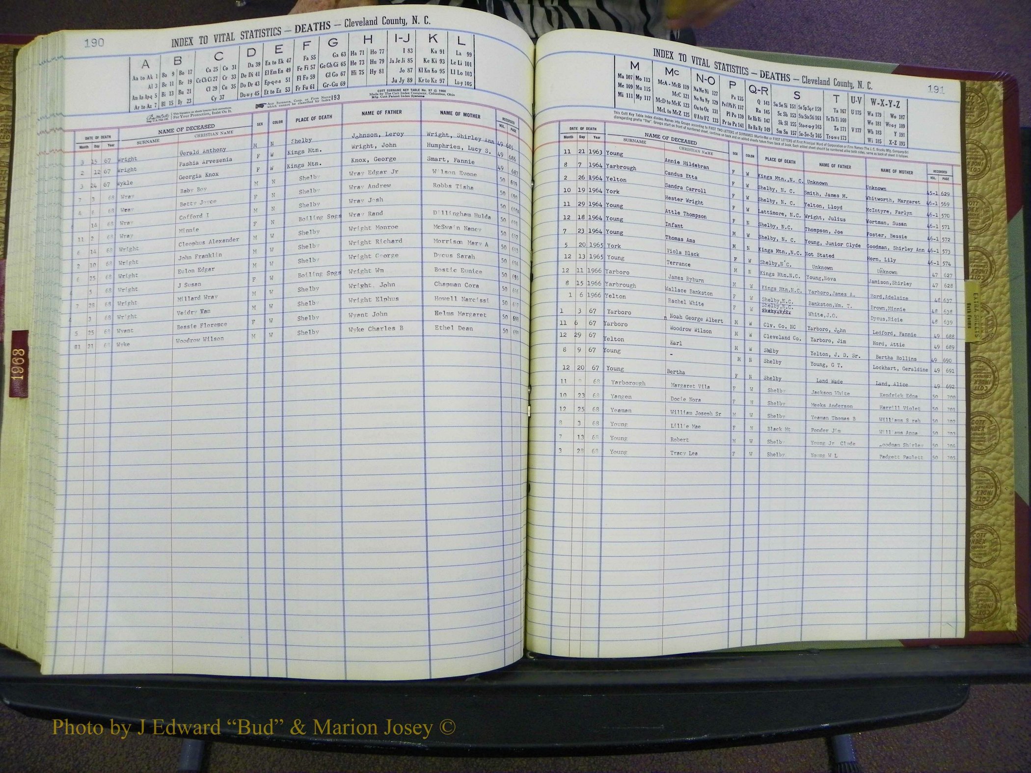 Cleveland Co, NC Deaths, A-Z, 1957-1968 (212).JPG