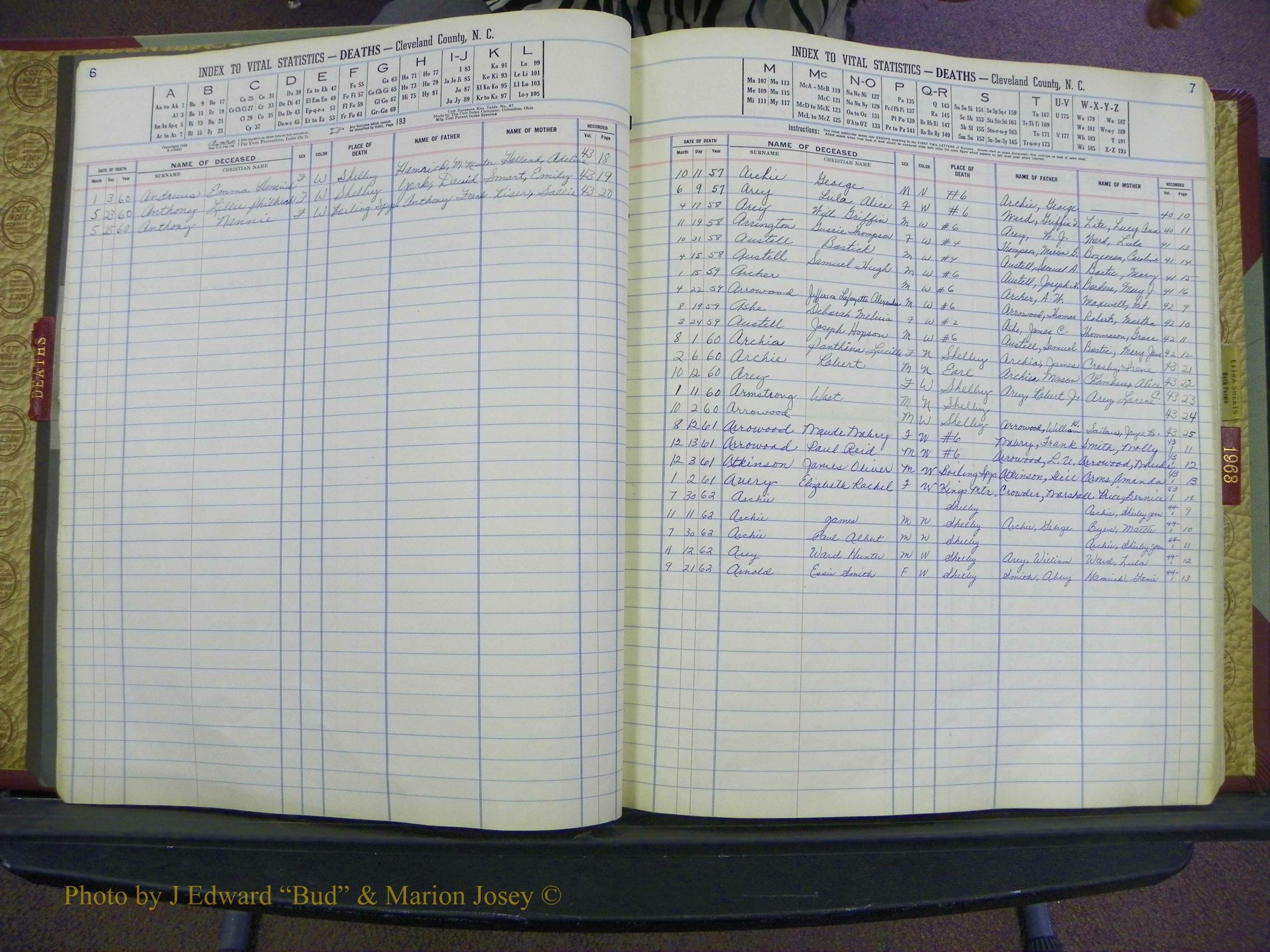 Cleveland Co, NC Deaths, A-Z, 1957-1968 (6).JPG