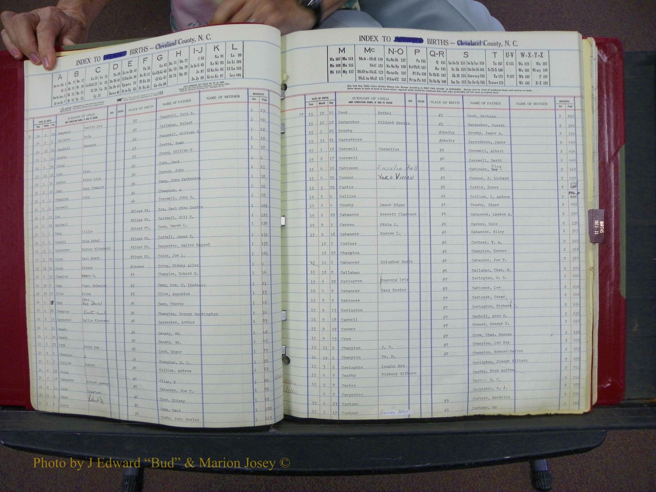 Cleveland Co, NC Delayed Births Thru 1960 (12).JPG