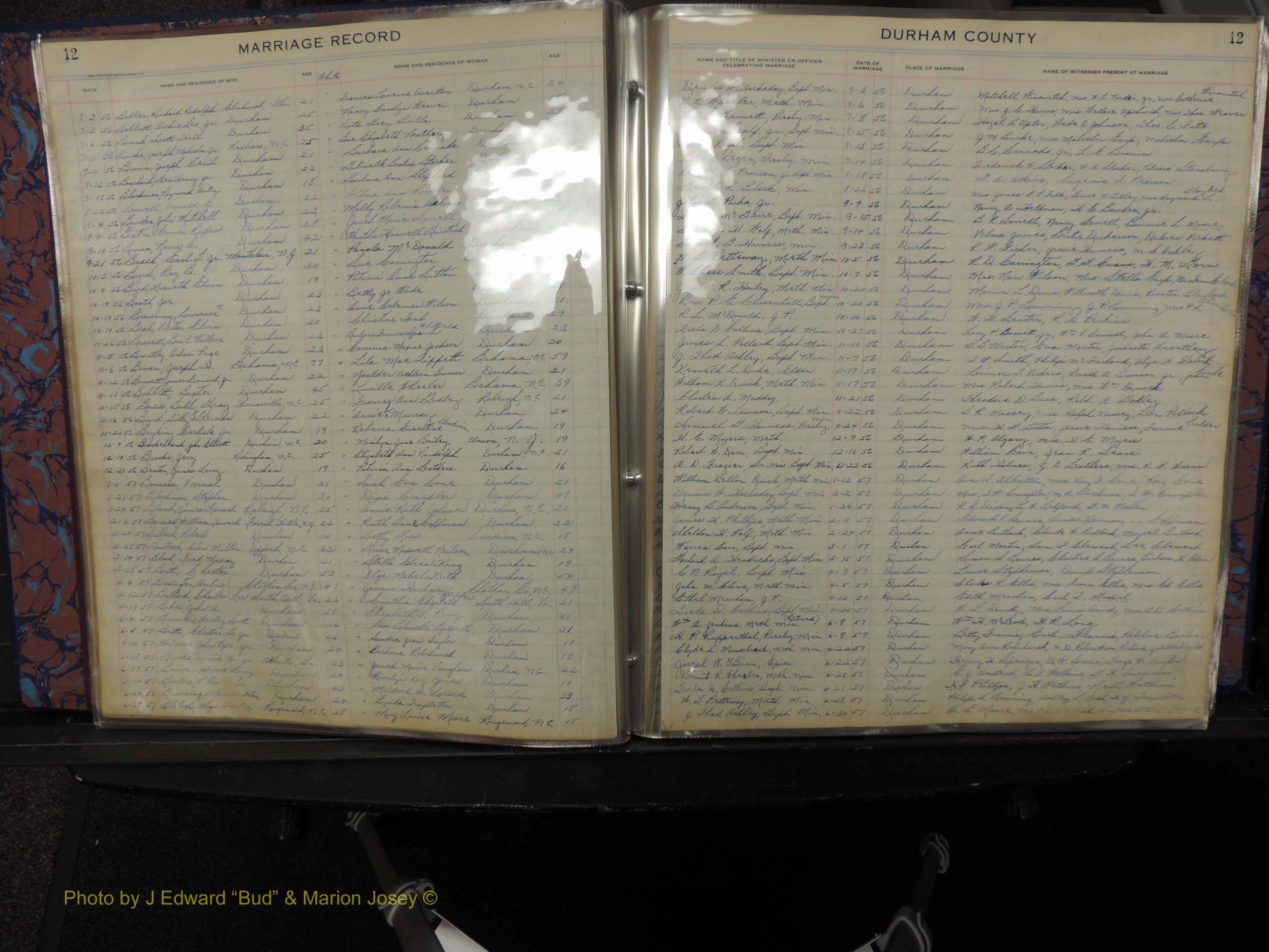 Durham Co, NC, Marriages, Male Index, 1952-1965 (110) .JPG