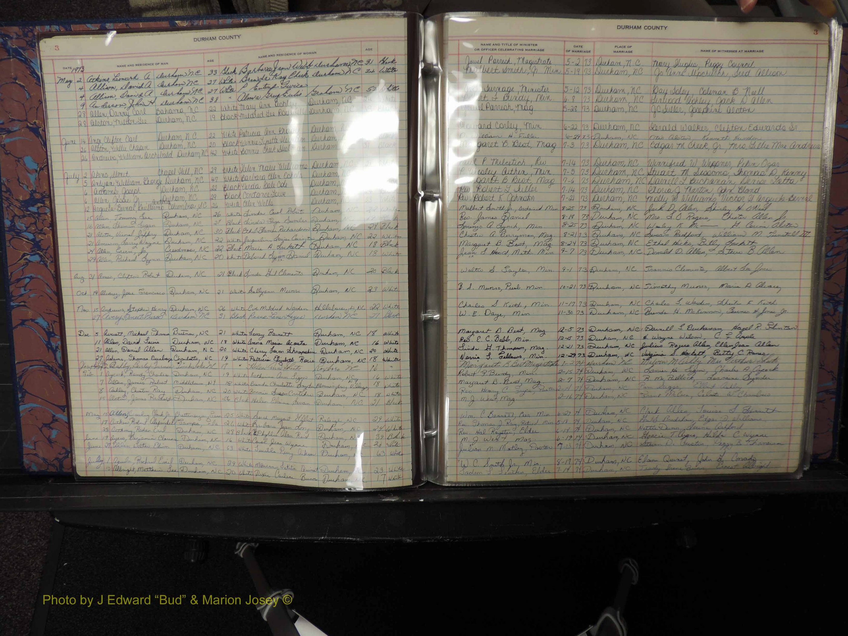 Durham Co, NC, Marriages, Male Index, 1973-1977 (102).JPG