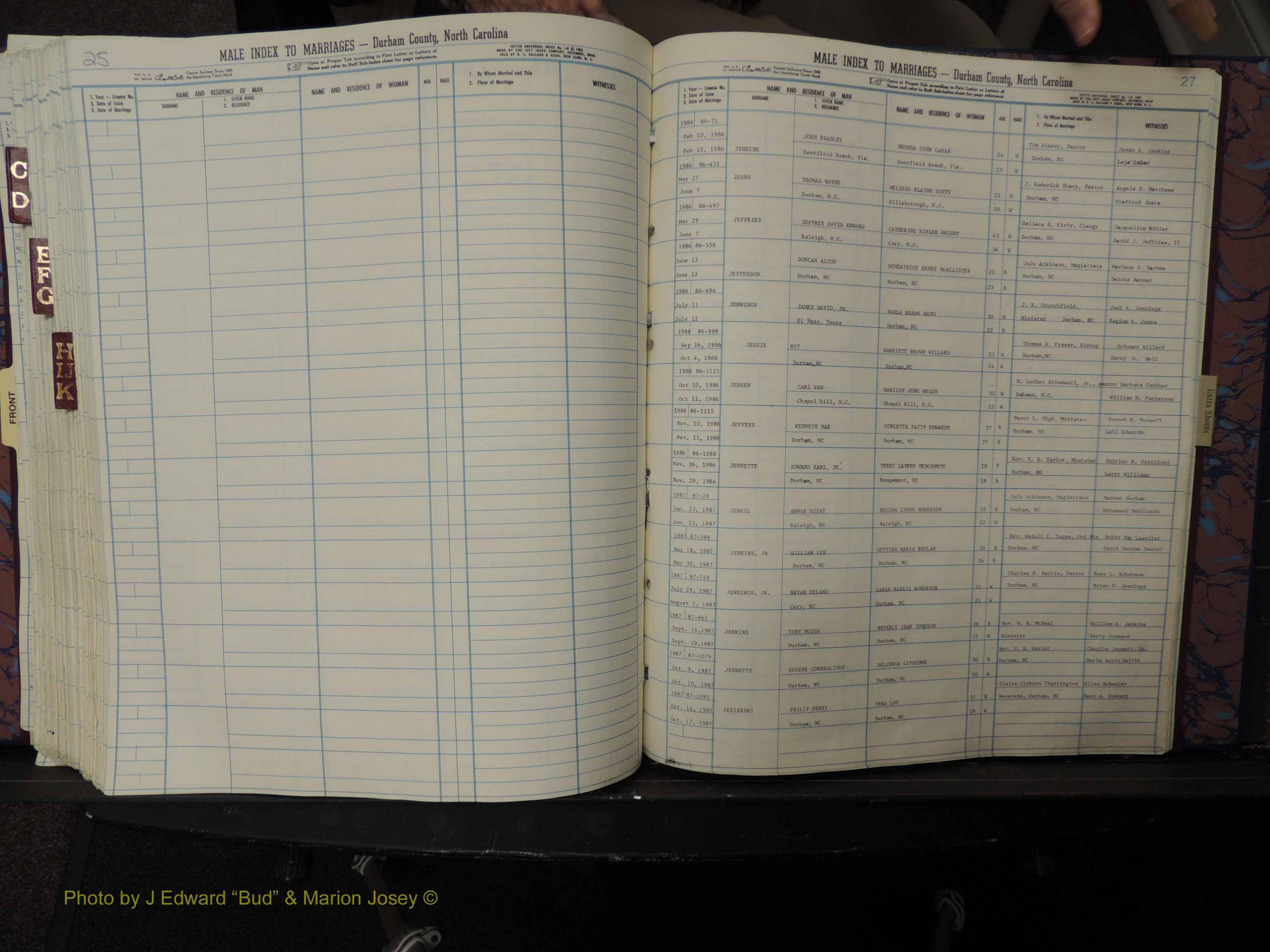 Durham Co, NC, Marriages, Male Index, A-K, 1986-1992 (291).JPG