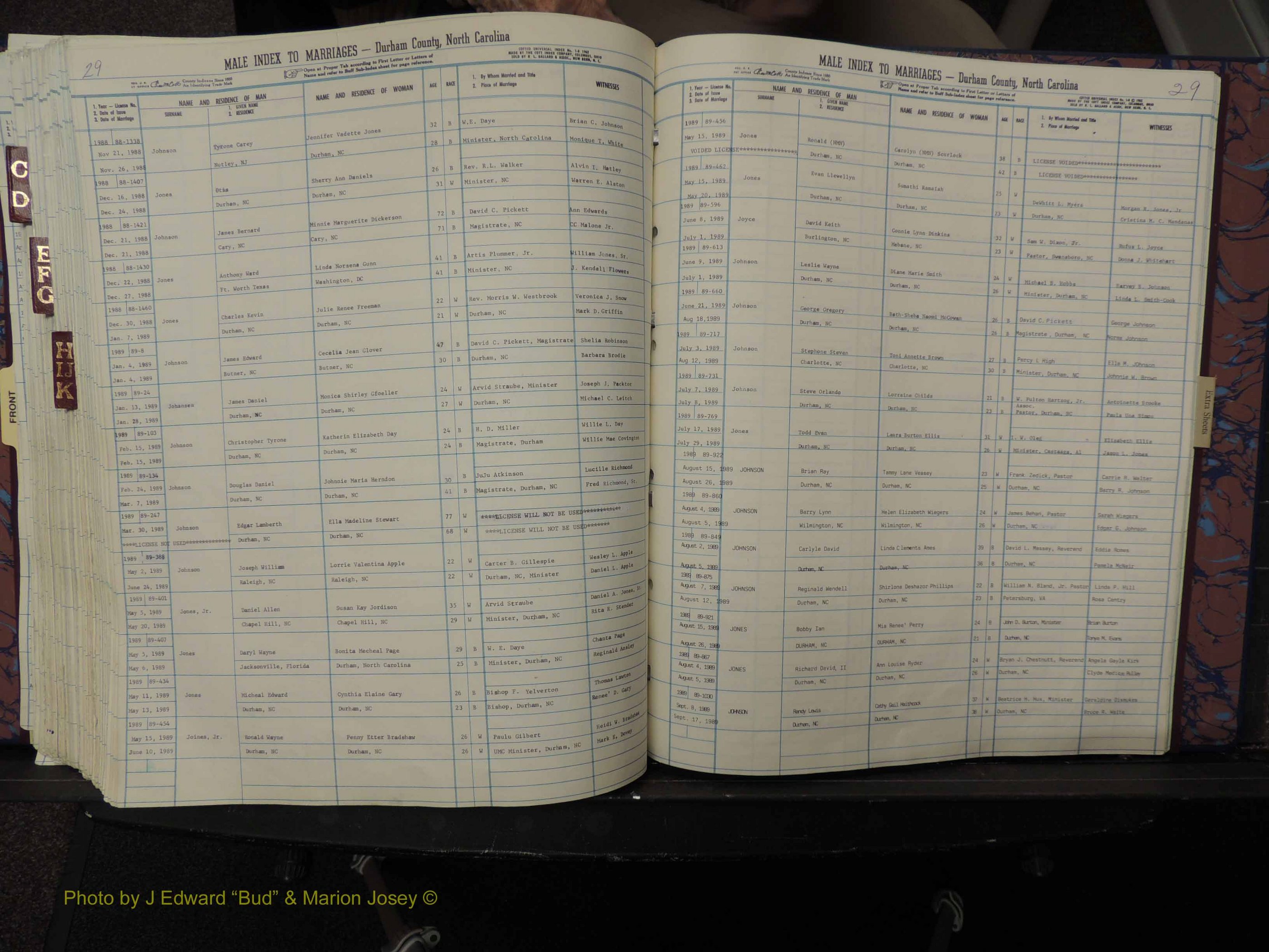 Durham Co, NC, Marriages, Male Index, A-K, 1986-1992 (297).JPG