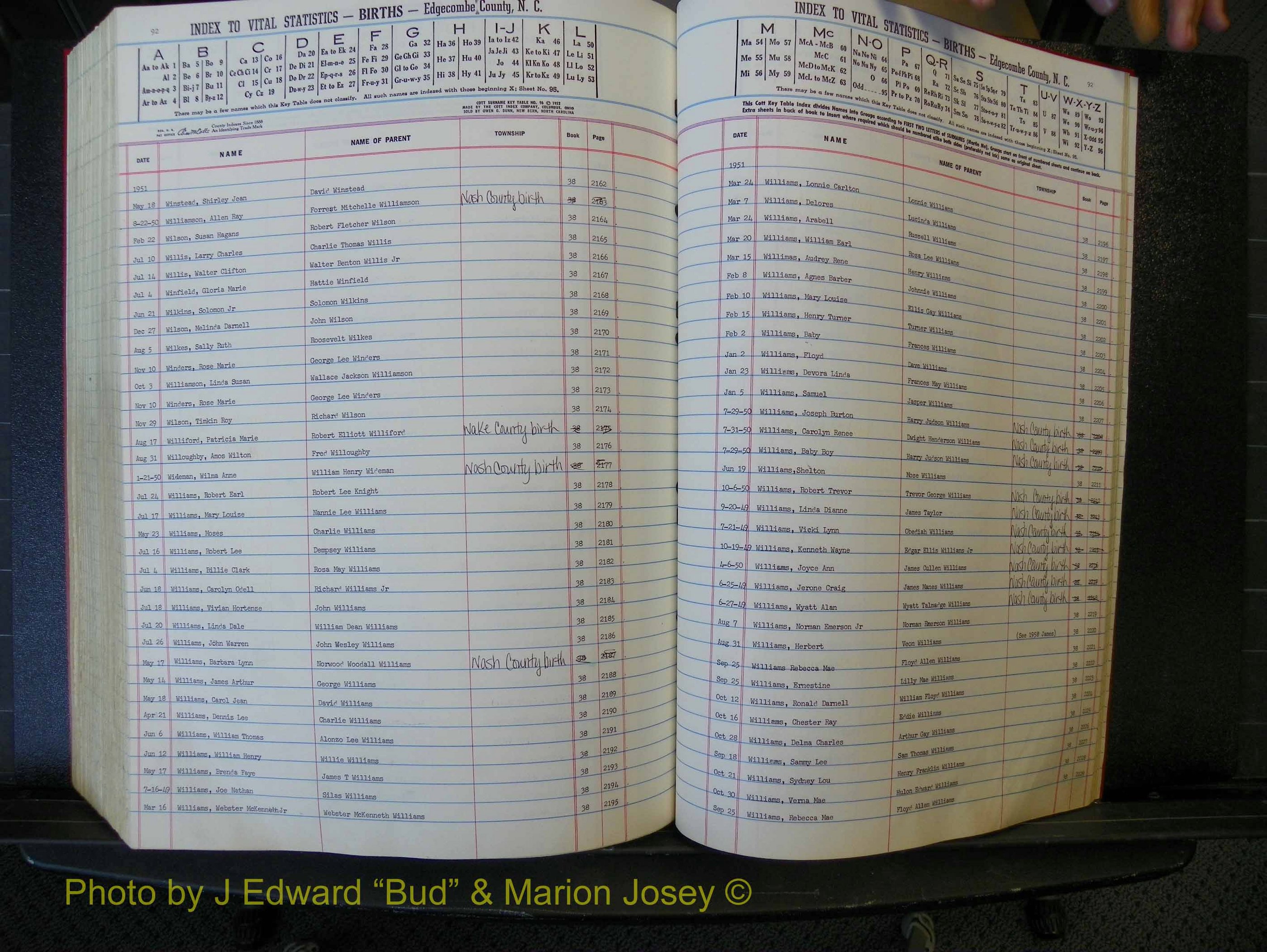Edgecombe Births, A-Z, 1950-1964 (538).JPG