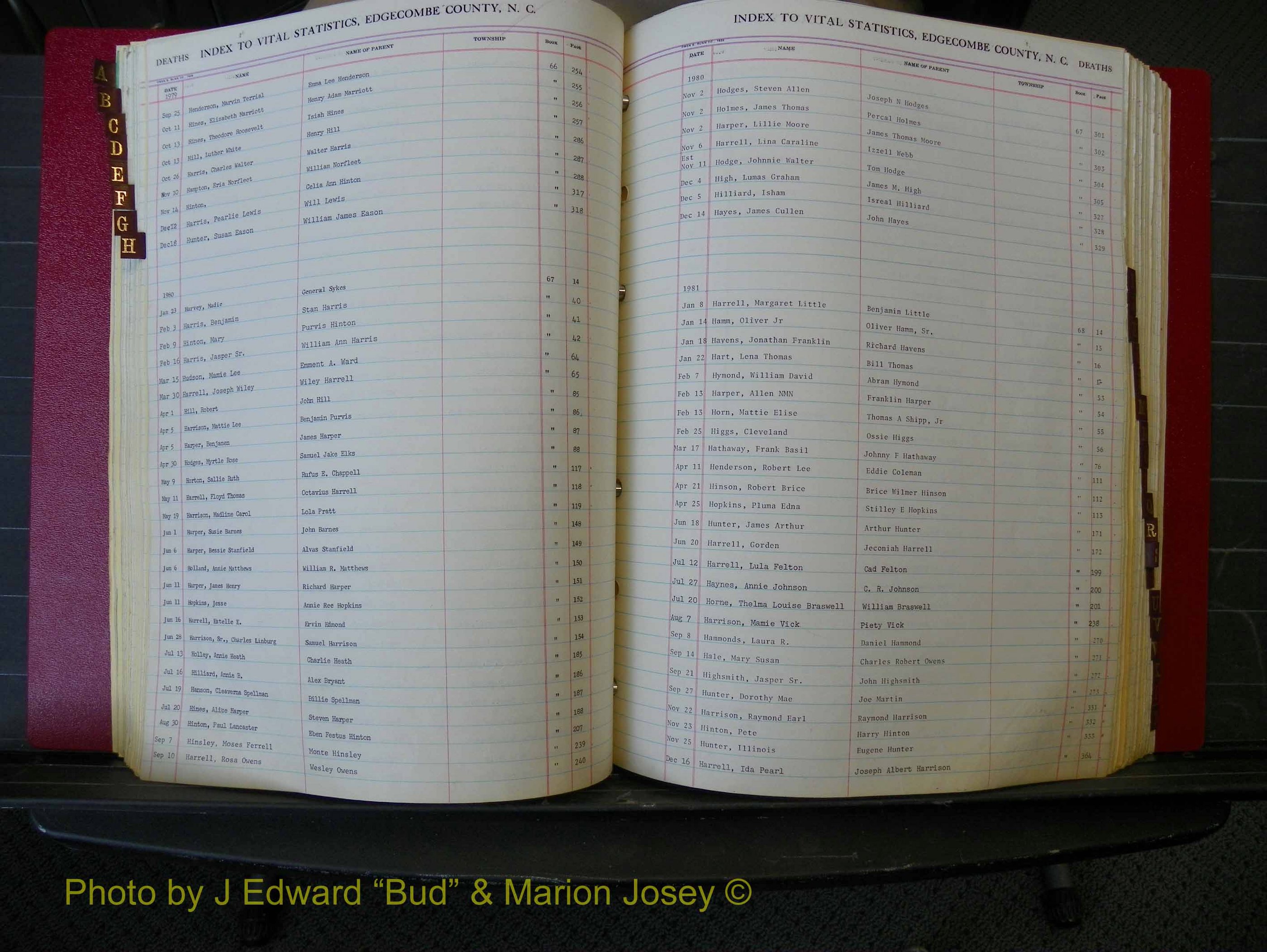 Edgecombe Deaths, A-Z, 1973-1990 (151).JPG