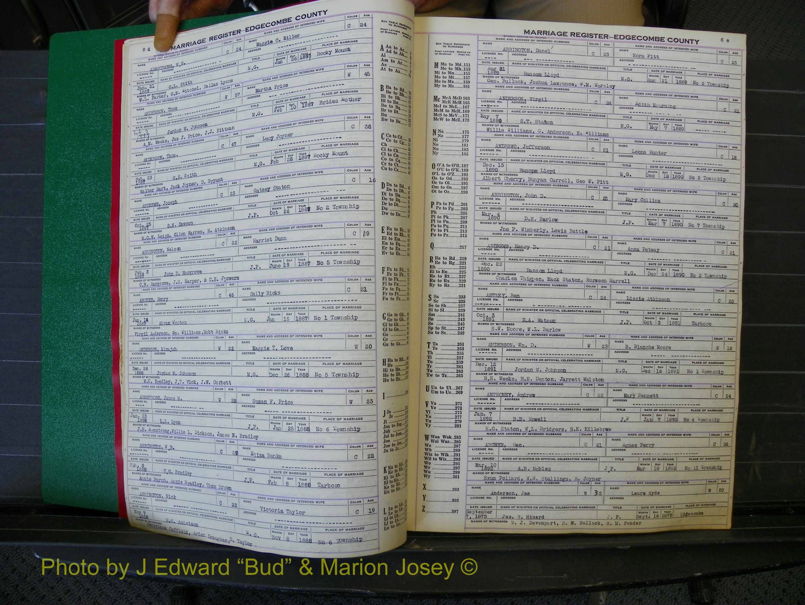 Edgecombe Marriages, A-E, 1867-1937 (117).JPG