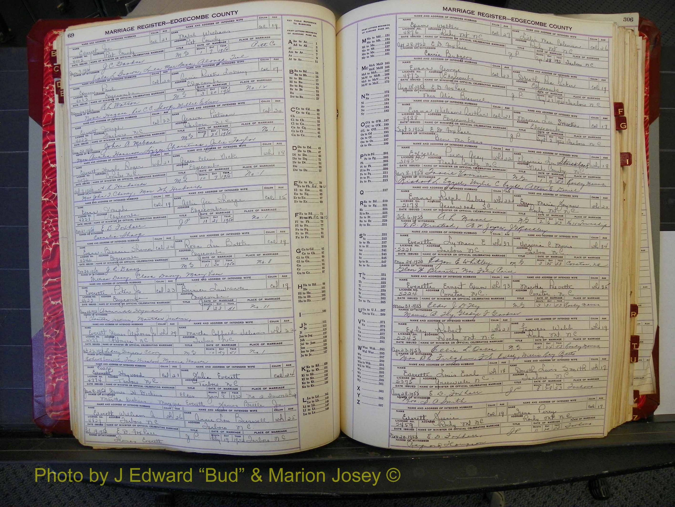 Edgecombe Marriages, A-Z, 1950-1955 (154).JPG