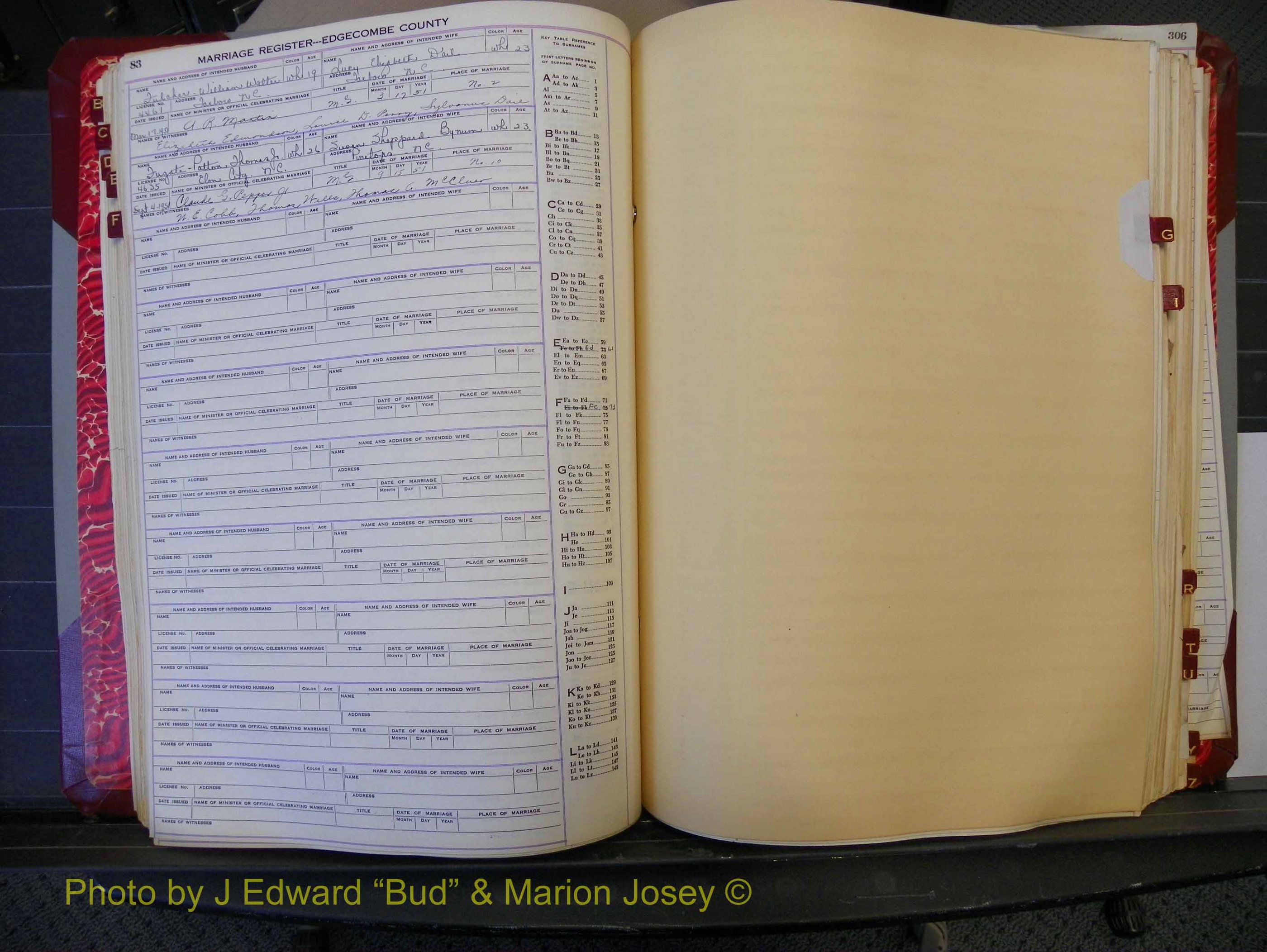 Edgecombe Marriages, A-Z, 1950-1955 (162).JPG