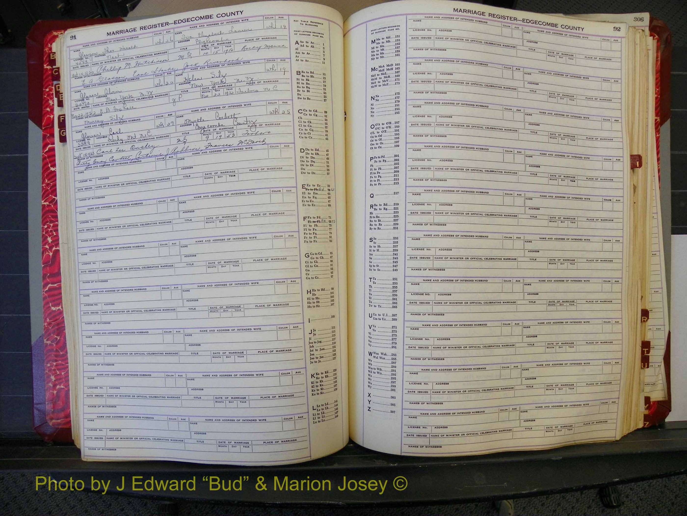 Edgecombe Marriages, A-Z, 1950-1955 (165).JPG