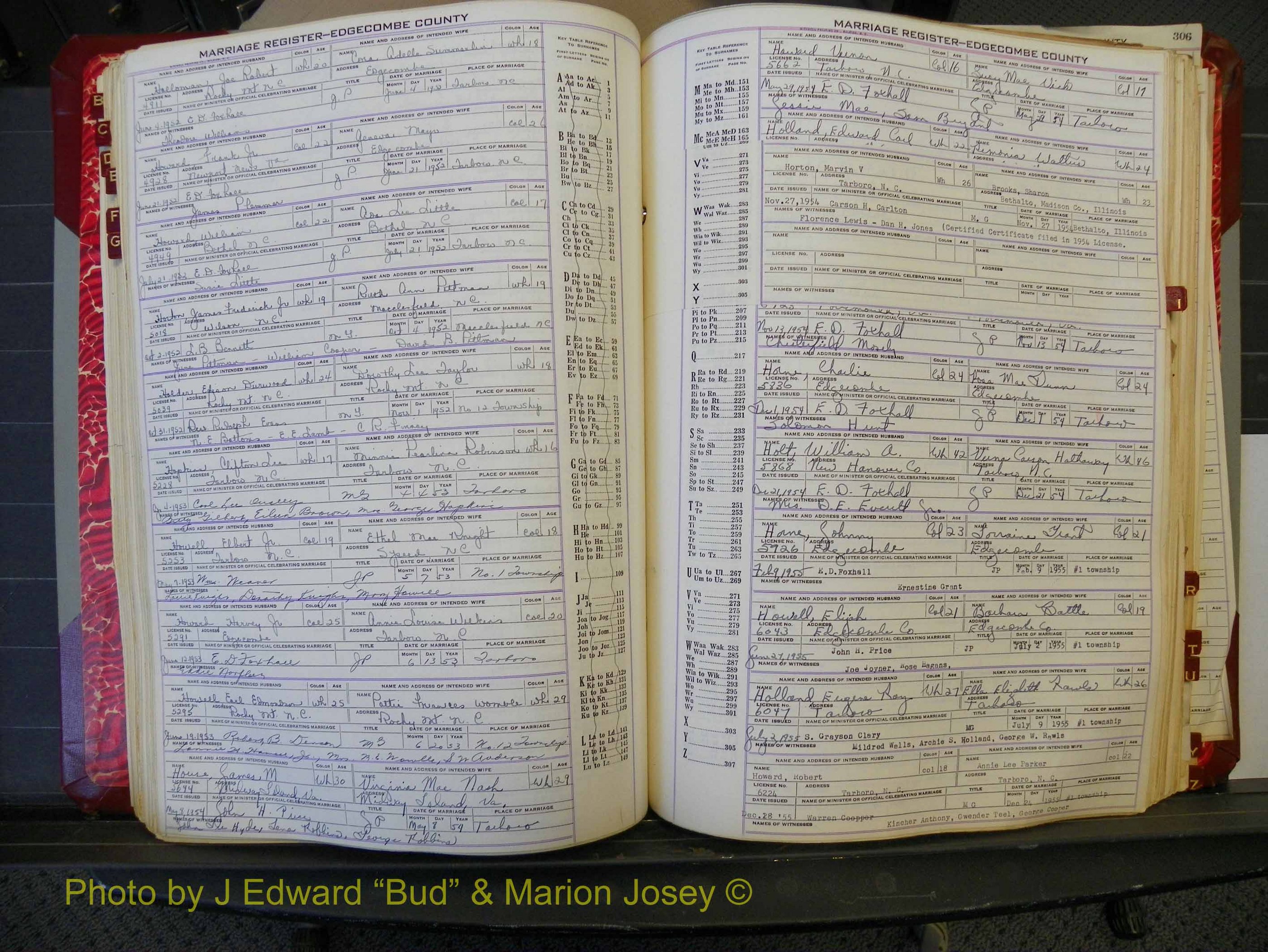 Edgecombe Marriages, A-Z, 1950-1955 (179).JPG