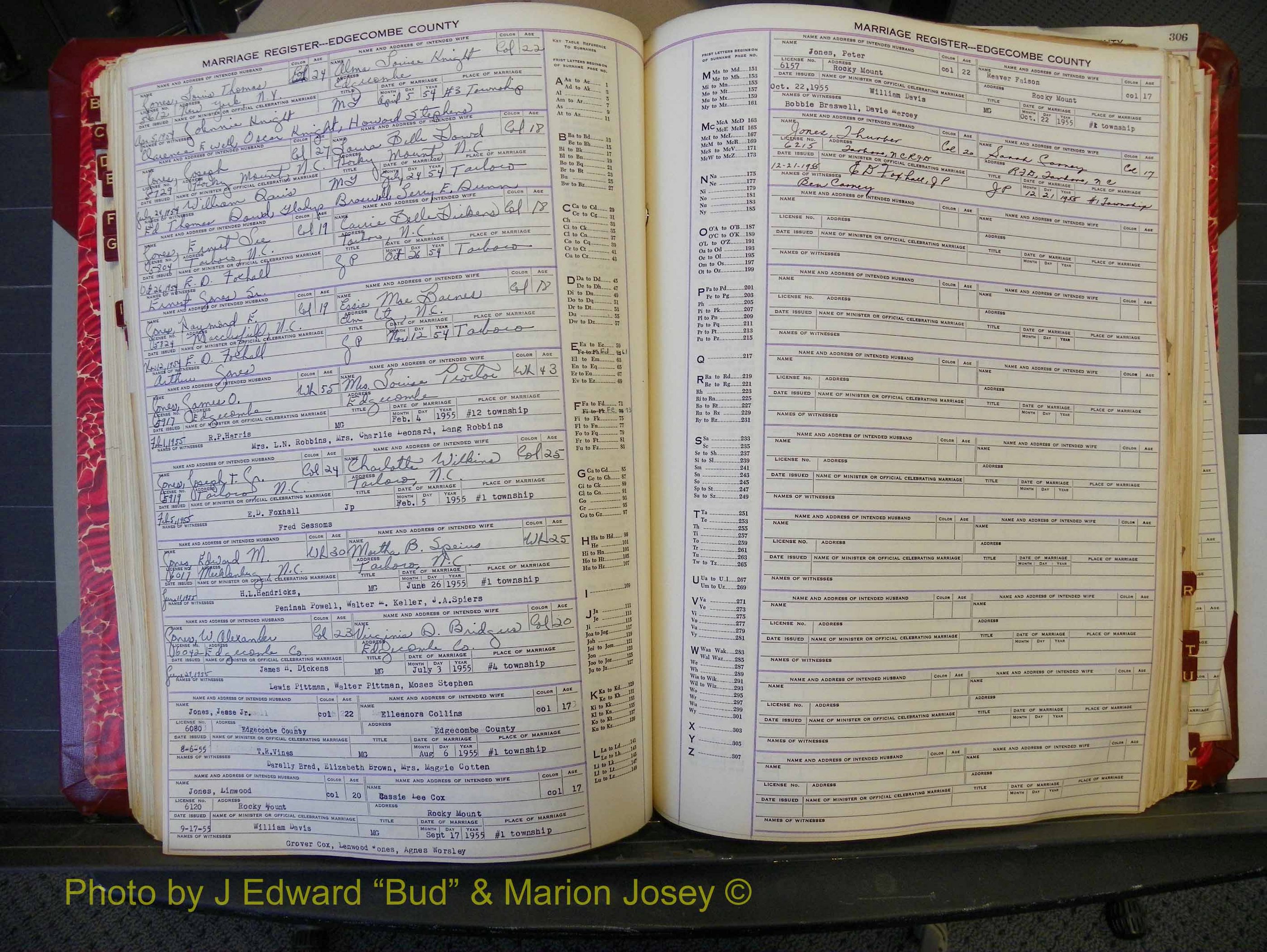Edgecombe Marriages, A-Z, 1950-1955 (189).JPG