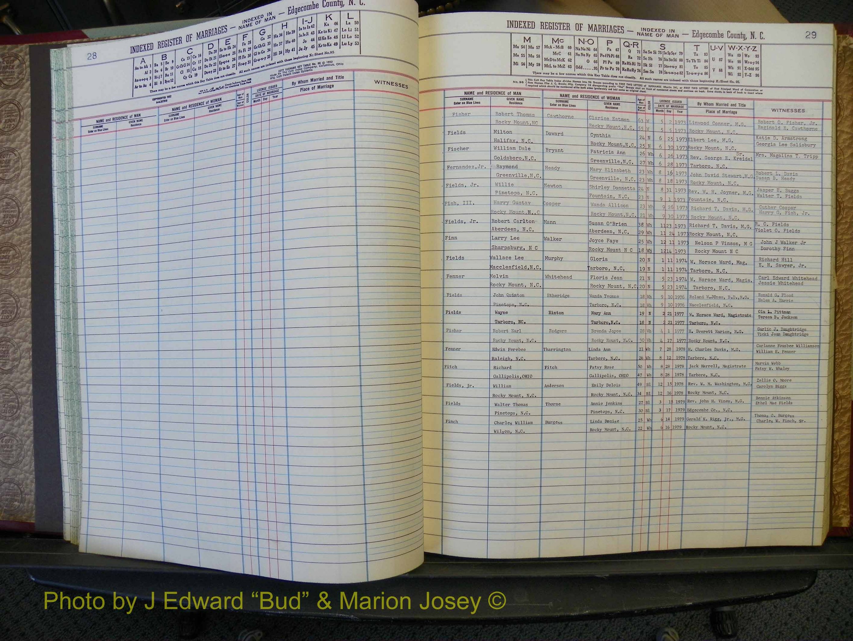 Edgecombe Marriages, A-Z, 1973-1979 (136).JPG