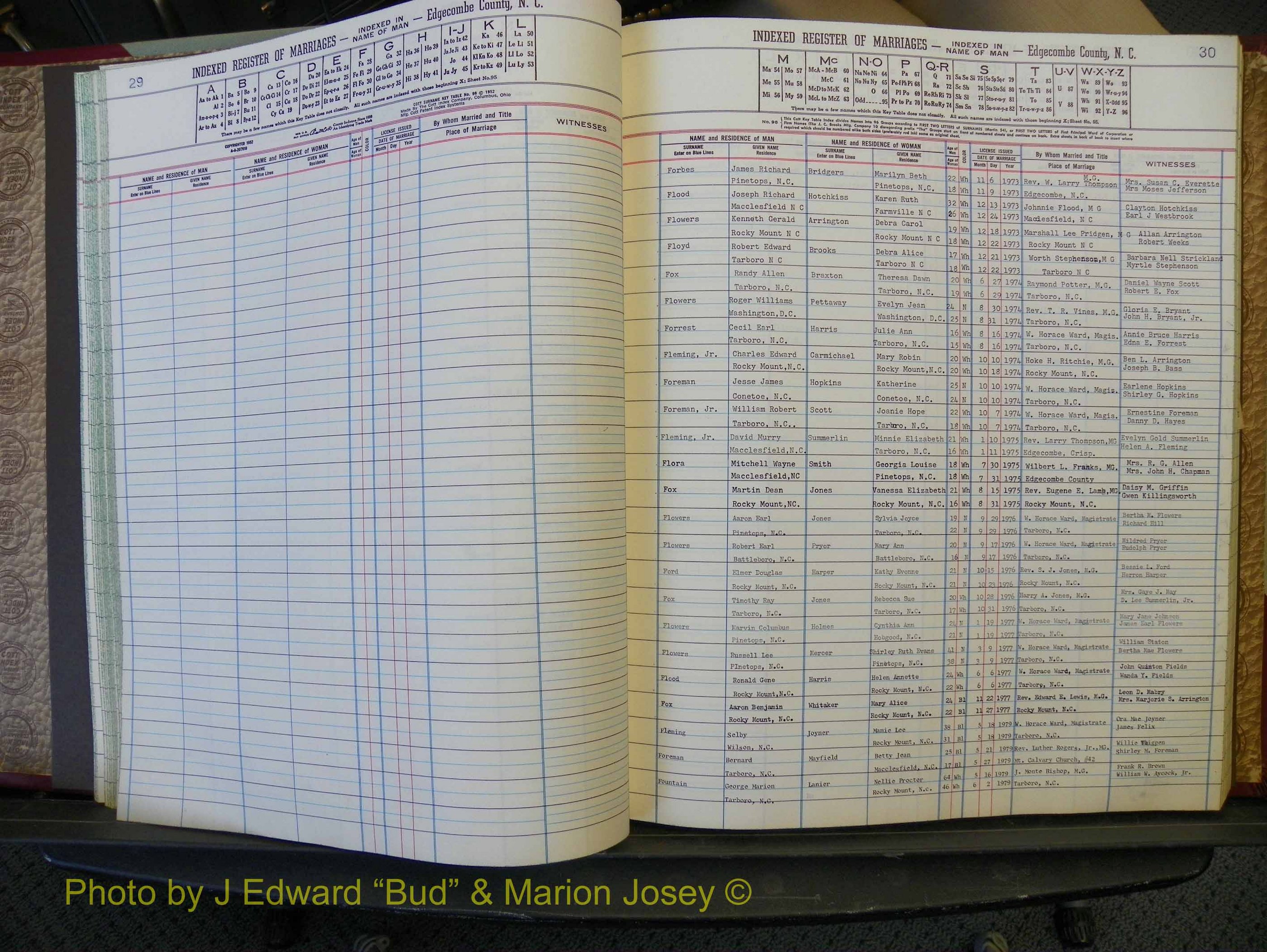Edgecombe Marriages, A-Z, 1973-1979 (137).JPG